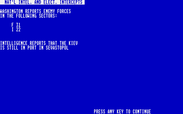 Fifth Eskadra - Modern Naval Combat in the Mediterranian Sea atari screenshot