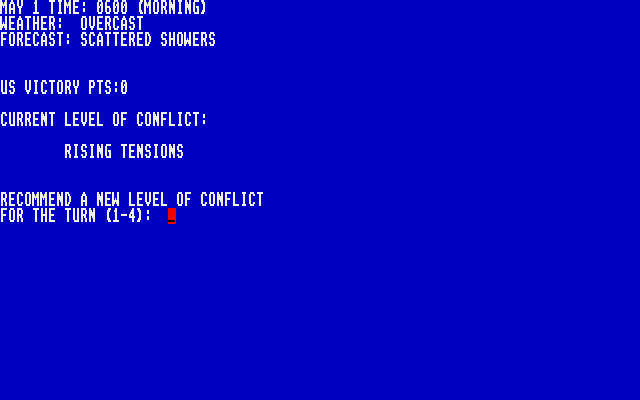 Fifth Eskadra - Modern Naval Combat in the Mediterranian Sea atari screenshot