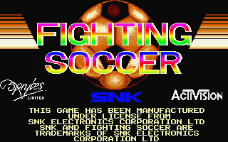 Fighting Soccer atari screenshot