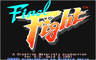 Final Fight atari screenshot