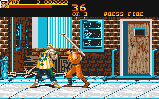 Final Fight atari screenshot