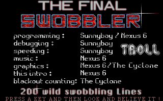 Final Swobbler (The) atari screenshot