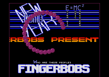 Fingerbobs New Year Demo atari screenshot