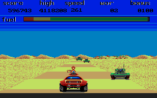 Fire and Forget atari screenshot