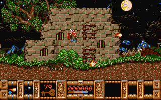 Fire and Brimstone atari screenshot