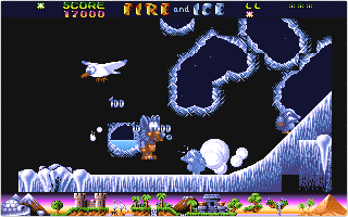 Fire and Ice atari screenshot