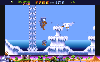 Fire and Ice atari screenshot