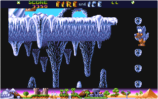 Fire and Ice atari screenshot