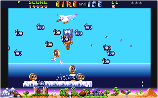 Fire and Ice atari screenshot