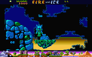 Fire and Ice atari screenshot