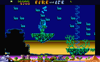 Fire and Ice atari screenshot