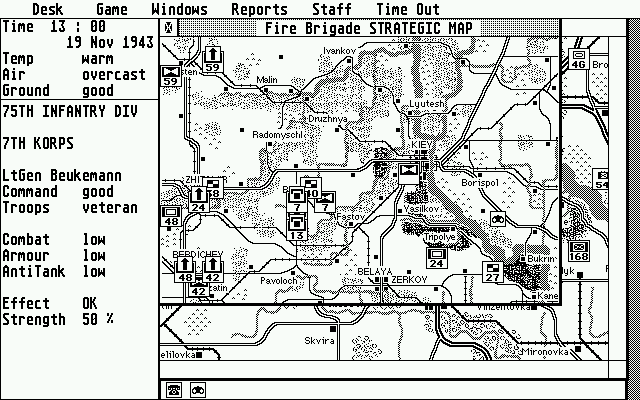 Fire Brigade - The Battle for Kiev 1943 atari screenshot