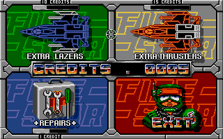 Firestar atari screenshot