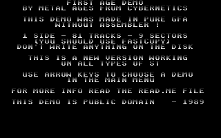 First Age Demo — screenshot 1
