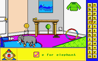 First Letters and Words atari screenshot