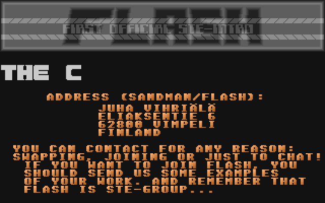 First Official STe-intro — screenshot 1