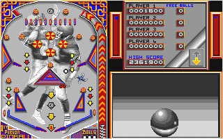 First Person Pinball atari screenshot