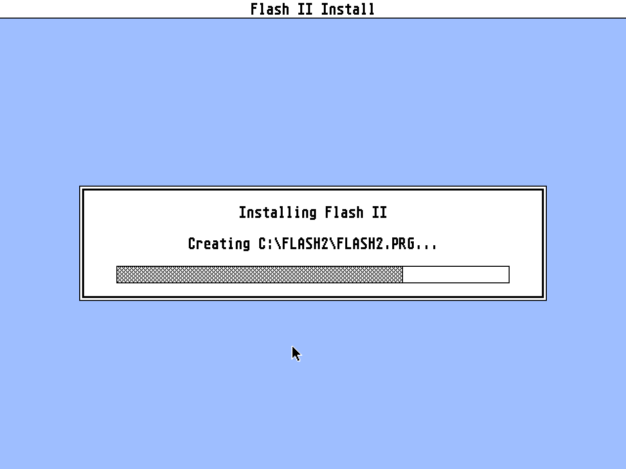 Flash II atari screenshot