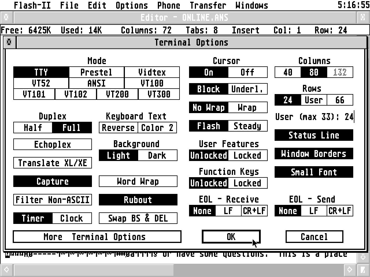 Flash II atari screenshot