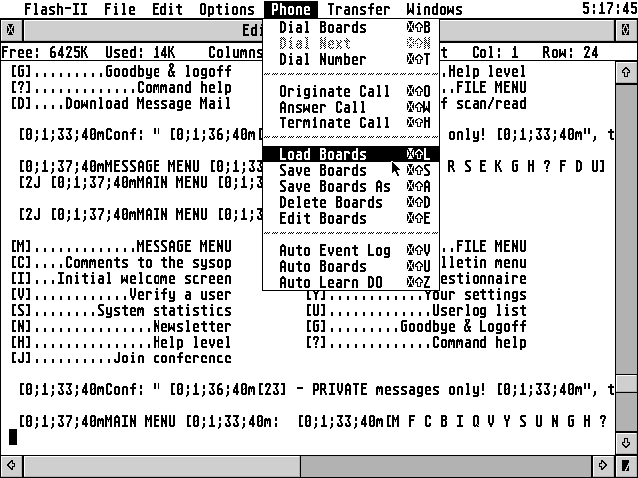 Flash II atari screenshot