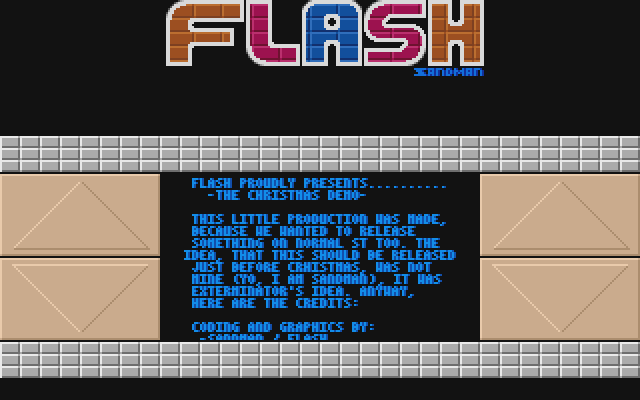 Christmas Demo (The) atari screenshot