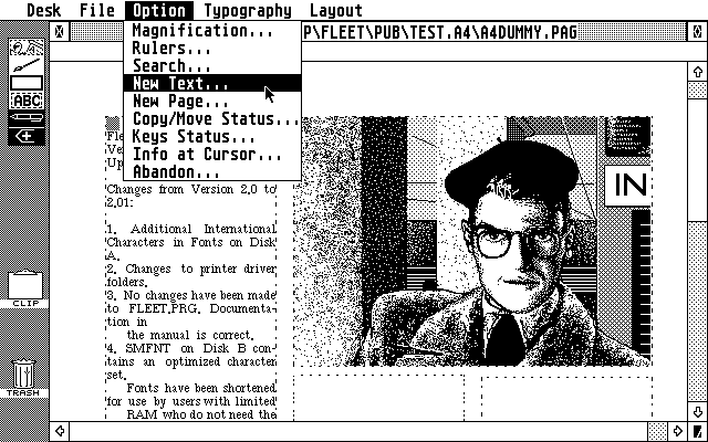 Fleet Street Publisher 2 atari screenshot