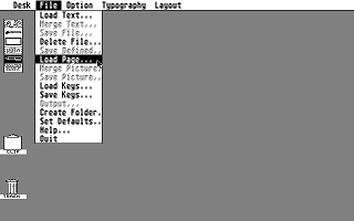 Fleet Street Publisher atari screenshot