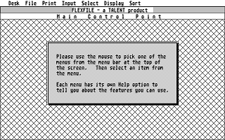 Flexfile atari screenshot