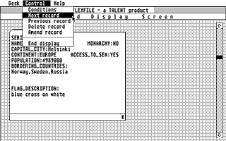 Flexfile atari screenshot