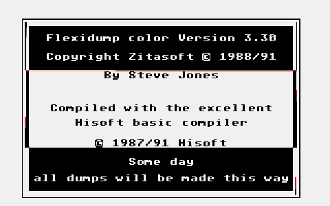 Flexidump atari screenshot