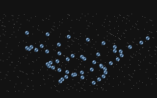 Flight over Sirius atari screenshot