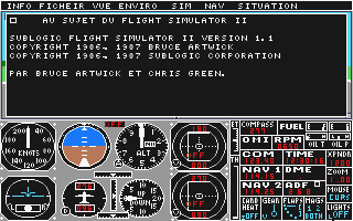 Flight Simulator II — screenshot 1