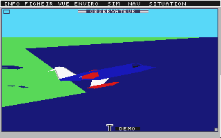 Flight Simulator II atari screenshot