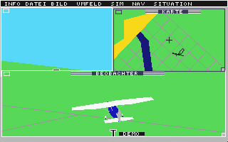 Flight Simulator II atari screenshot