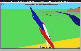 Flight Simulator II atari screenshot