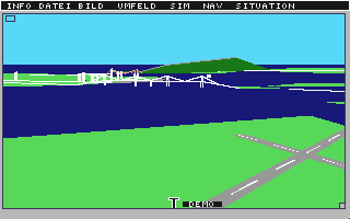 Flight Simulator II atari screenshot