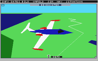 Flight Simulator II atari screenshot