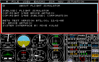 Flight Simulator II — screenshot 1