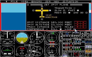 Flight Simulator II atari screenshot