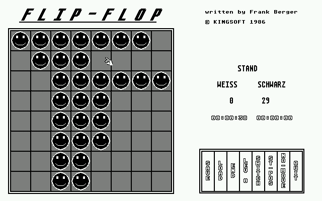 Flip Flop atari screenshot
