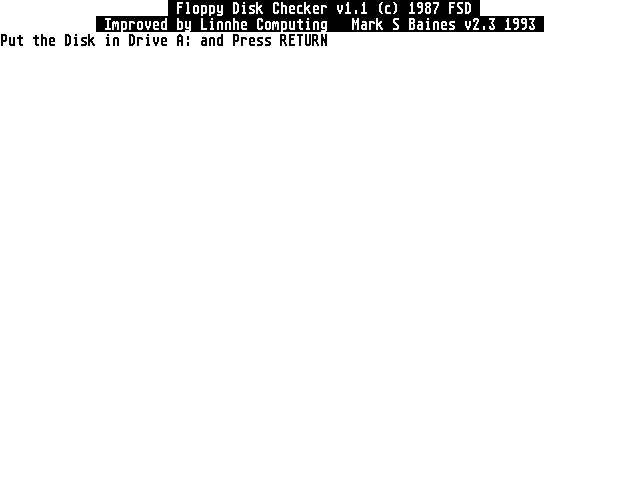 Floppy Disk Checker — screenshot 1