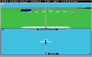 Flugsimulator II atari screenshot