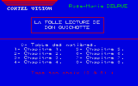 Folle Lecture de Don Quichotte (La)