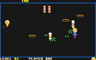 Food Fight atari screenshot
