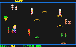 Food Fight atari screenshot