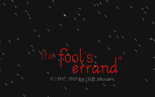 Fool's Errand (The)