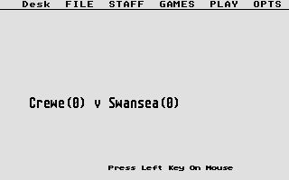 Football 88 atari screenshot
