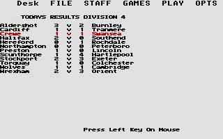 Football 88 atari screenshot