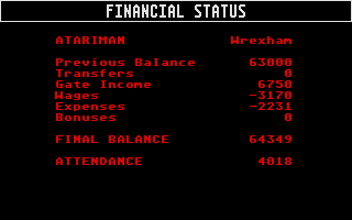 Football Crazy atari screenshot