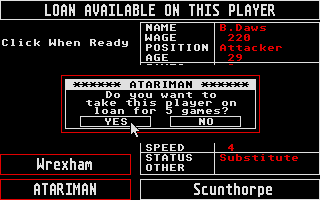 Football Crazy atari screenshot